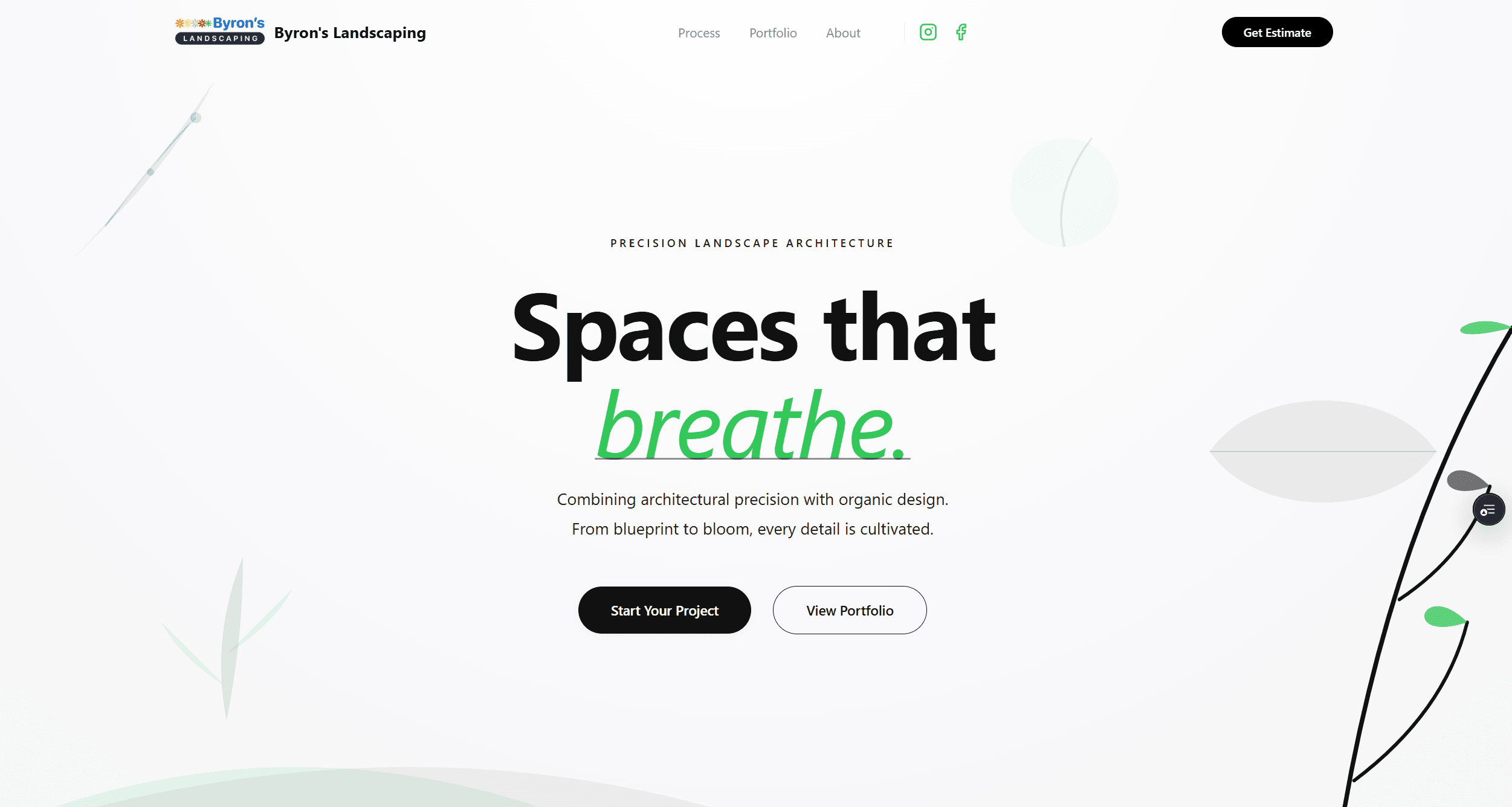Byron's Landscaping | Dynamic Portfolio